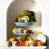 Ottolenghi Feast tallrik L Ø26,5 cm 2-pack, Azure-pepper green