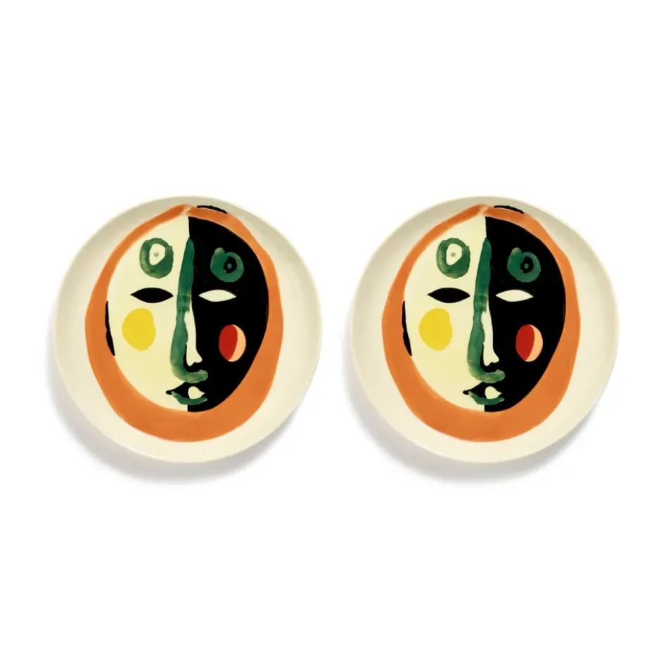 Ottolenghi Feast tallrik M Ø22 cm 2-pack, Face nr 1