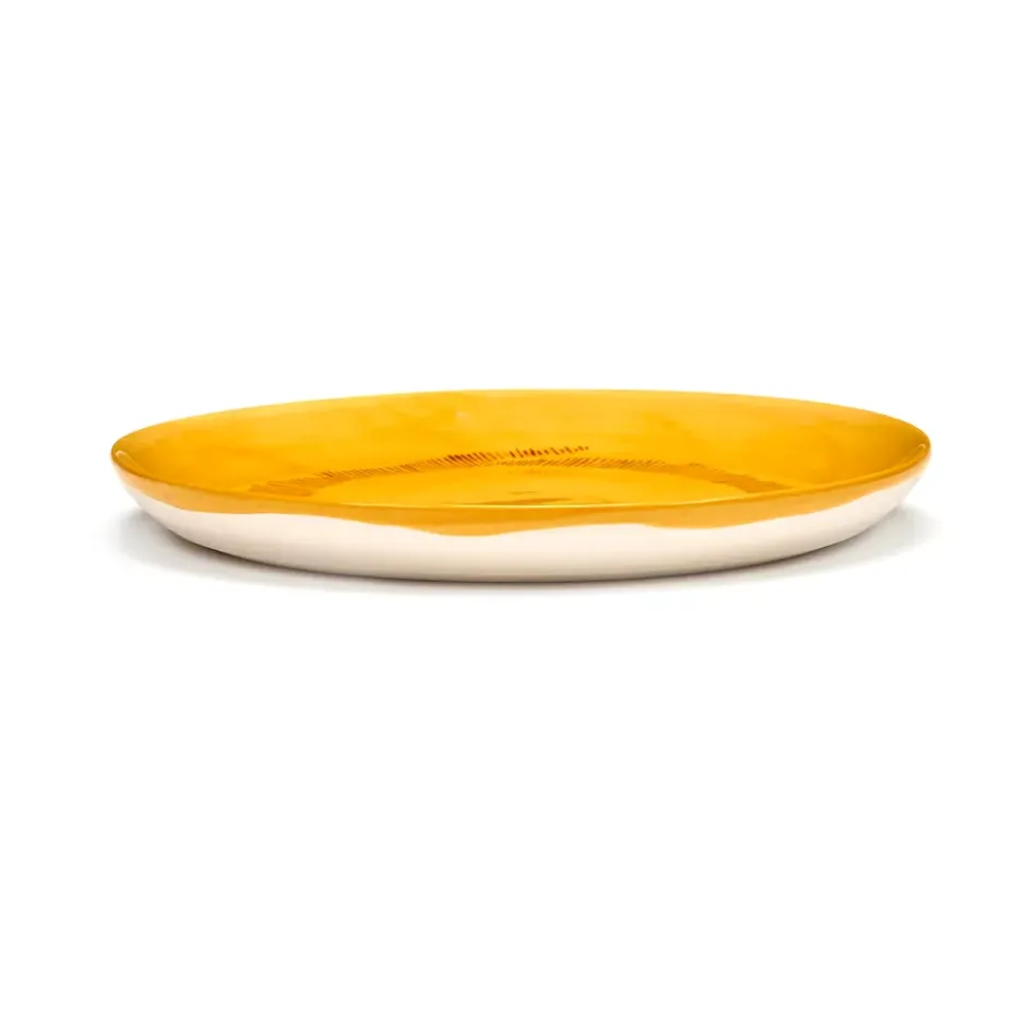 Ottolenghi Feast tallrik S Ø19 cm 2-pack, Yellow stripes-red