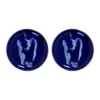 Ottolenghi Feast tallrik S Ø19 cm 2-pack, Dark blue-pepper white