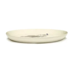 Ottolenghi Feast tallrik S Ø19 cm 2-pack, White-artichoke blue