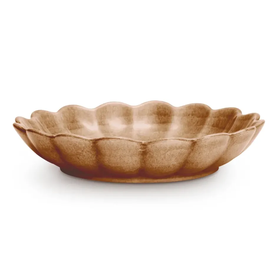 Oyster skål Ø24 cm, Cinnamon