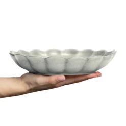 Oyster skål Ø24 cm, Grå
