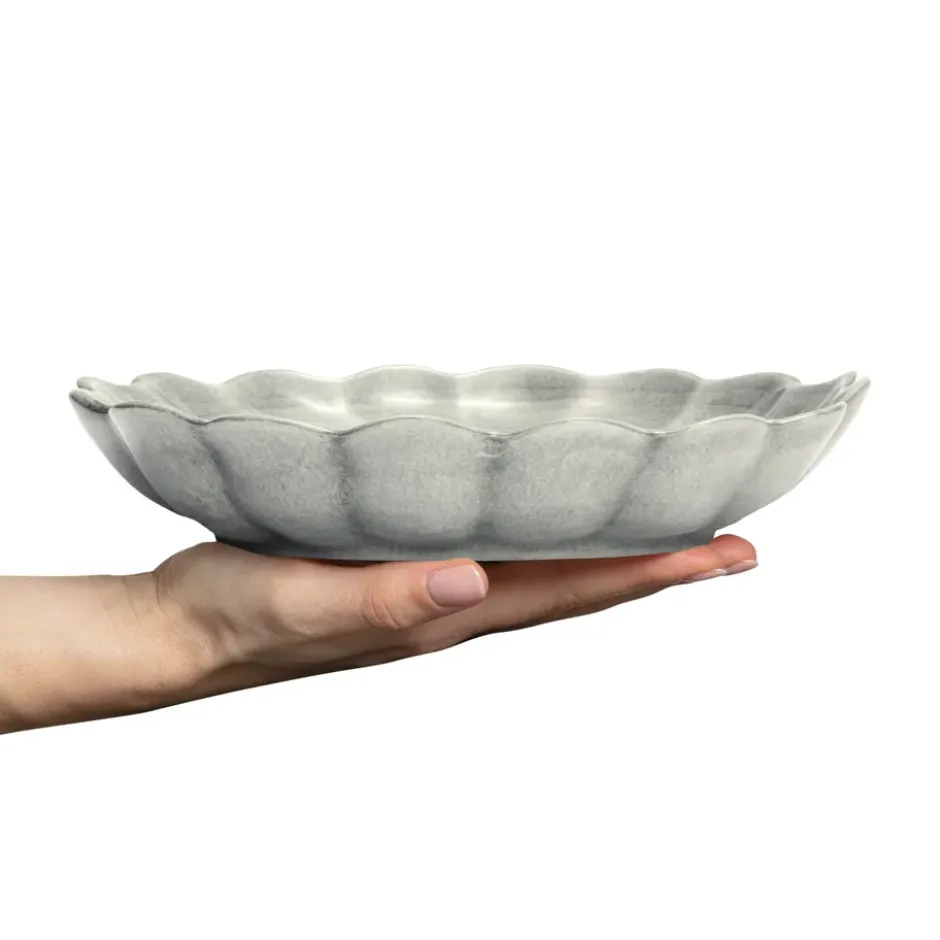 Oyster skål Ø24 cm, Grå
