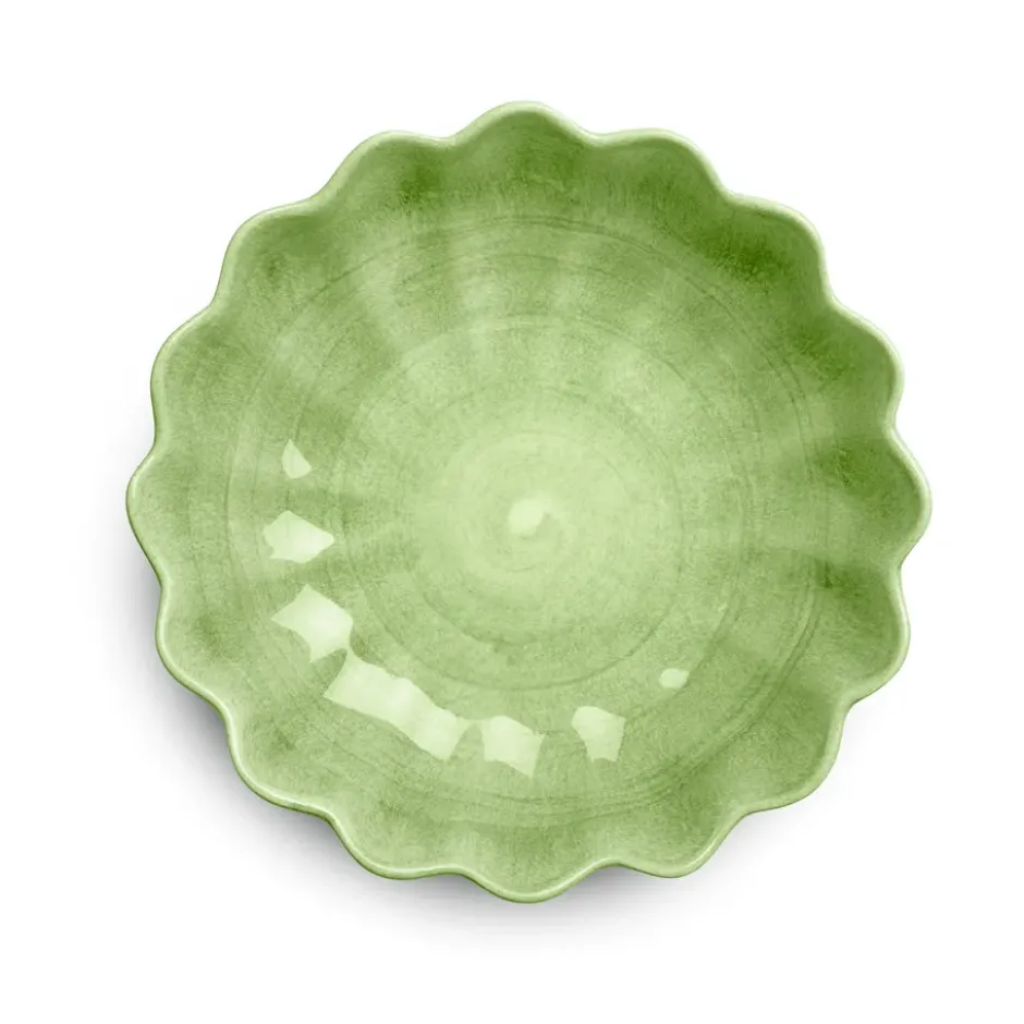 Oyster skål Ø24 cm, Grön
