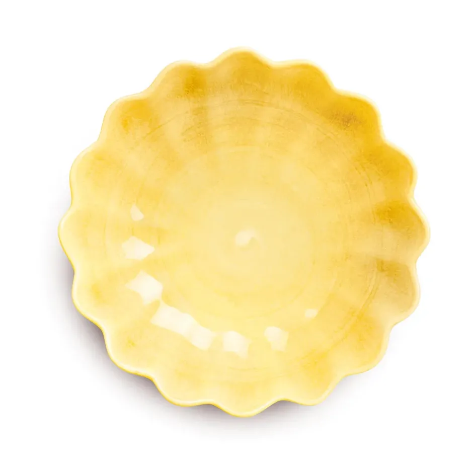 Oyster skål Ø24 cm, Gul