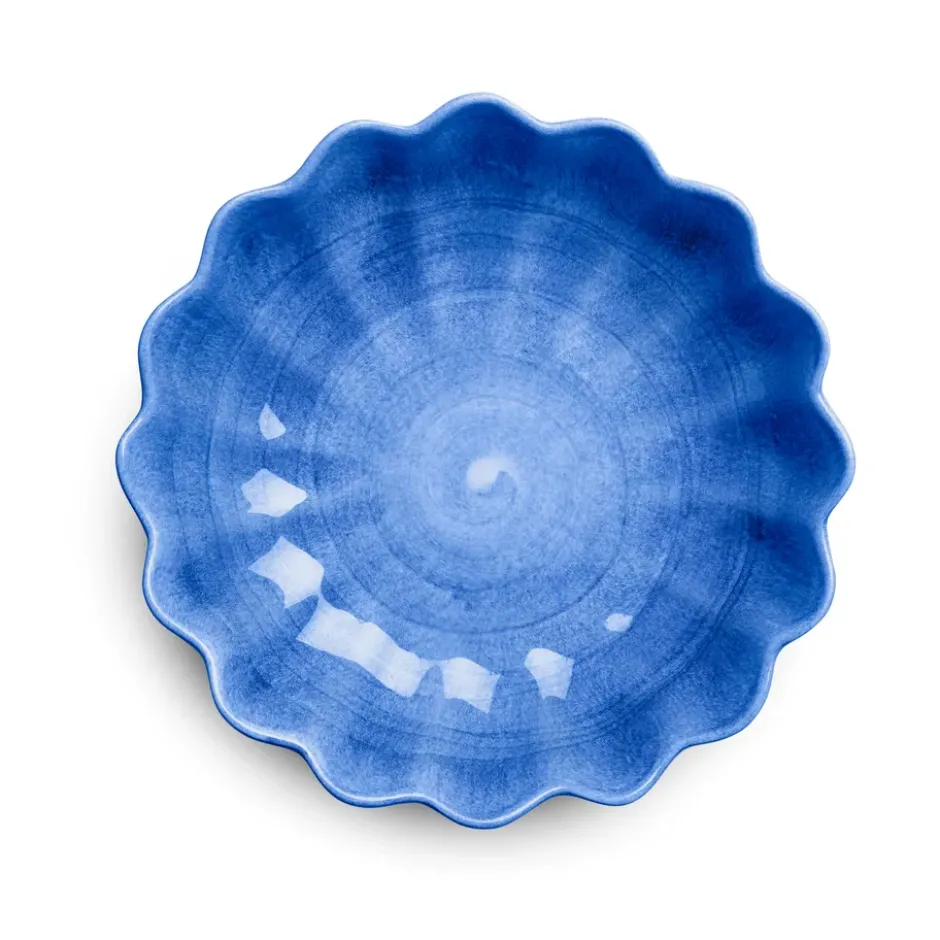Oyster skål Ø24 cm, Ljusblå
