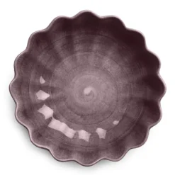 Oyster skål Ø24 cm, Plommon
