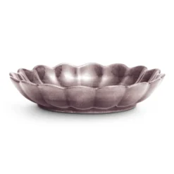 Oyster skål Ø24 cm, Plommon