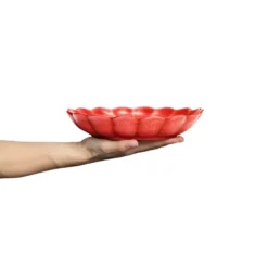 Oyster skål Ø24 cm, Röd