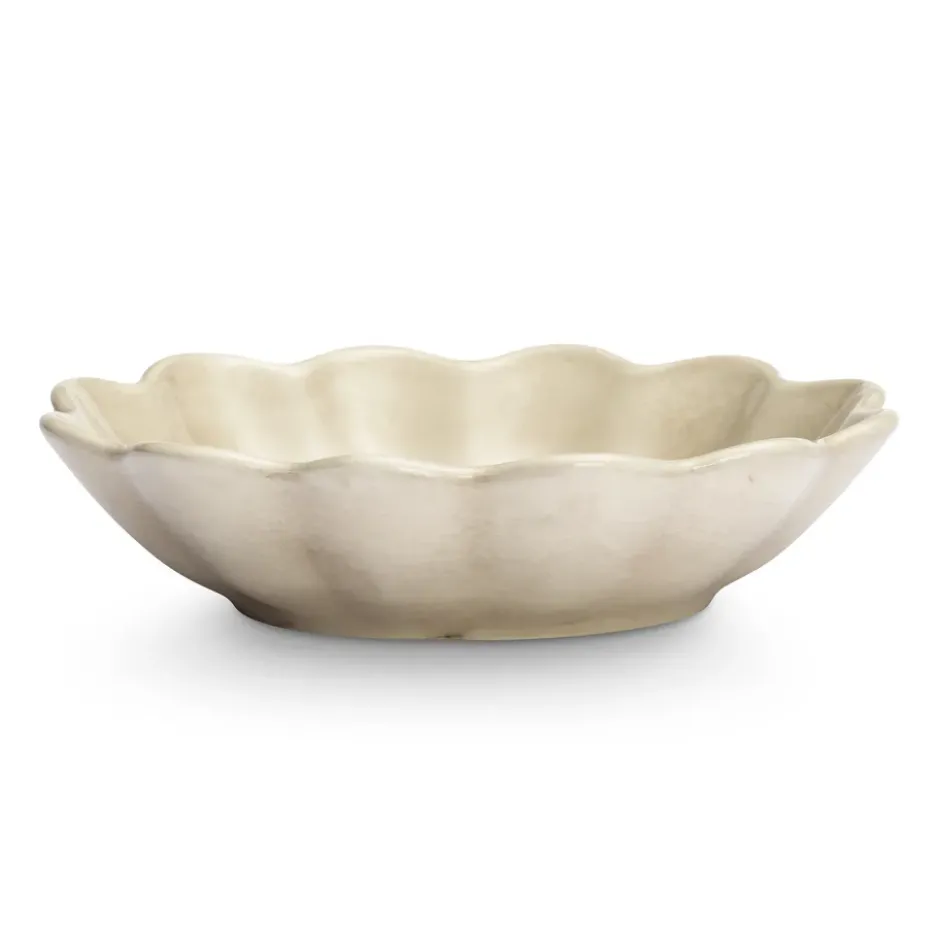 Oyster skål 16x18 cm, Sand