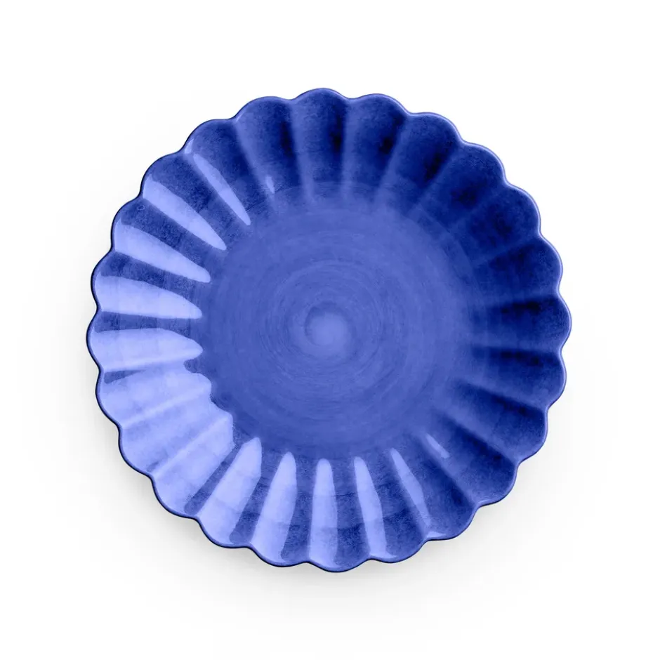 Oyster tallrik 20 cm, Blå