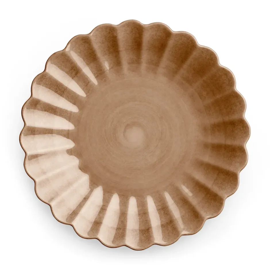 Oyster tallrik 20 cm, Cinnamon