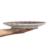 Oyster tallrik 28 cm, Plommon