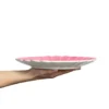 Oyster tallrik 28 cm, Rosa