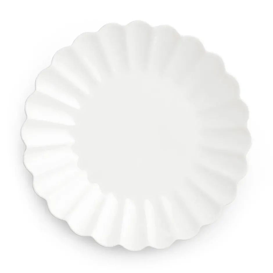 Oyster tallrik 20 cm, Vit