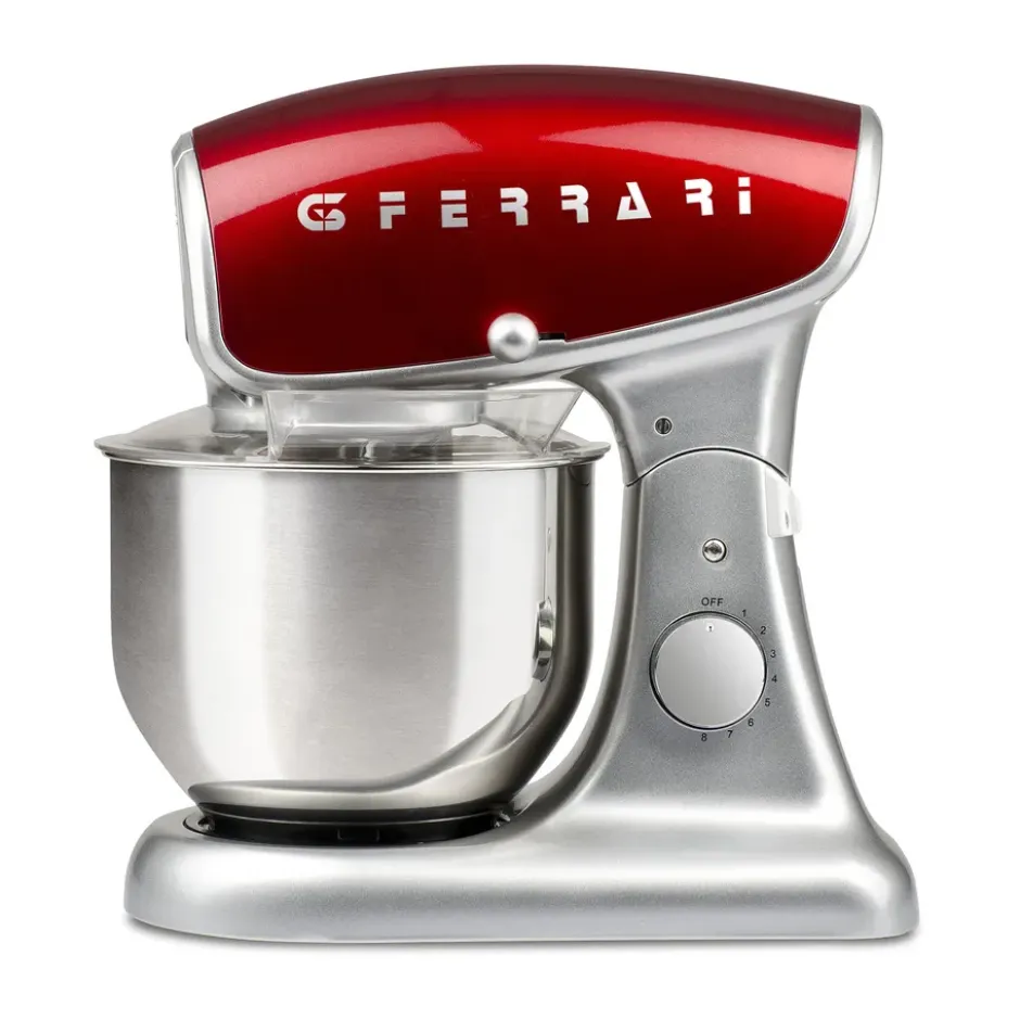 Pastaio deluxe köksassistent, Silver-röd