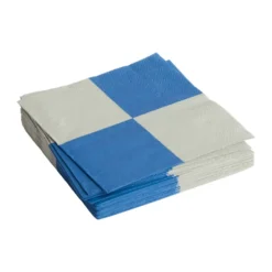 Pattern Dinner Check servett 40x40 cm 20-pack, Grey-blue L