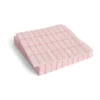 Pattern Dinner servett 40x40 cm 20-pack, Light pink-red grid