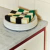 Pattern Lunch Check servett 33x33 cm 20-pack, Off white-green-black M