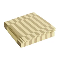 Pattern Lunch Stripe servett 33x33 cm 20-pack, Cream-sand pillar