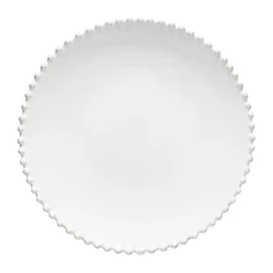 Pearl mattallrik, Vit, Ø28 cm