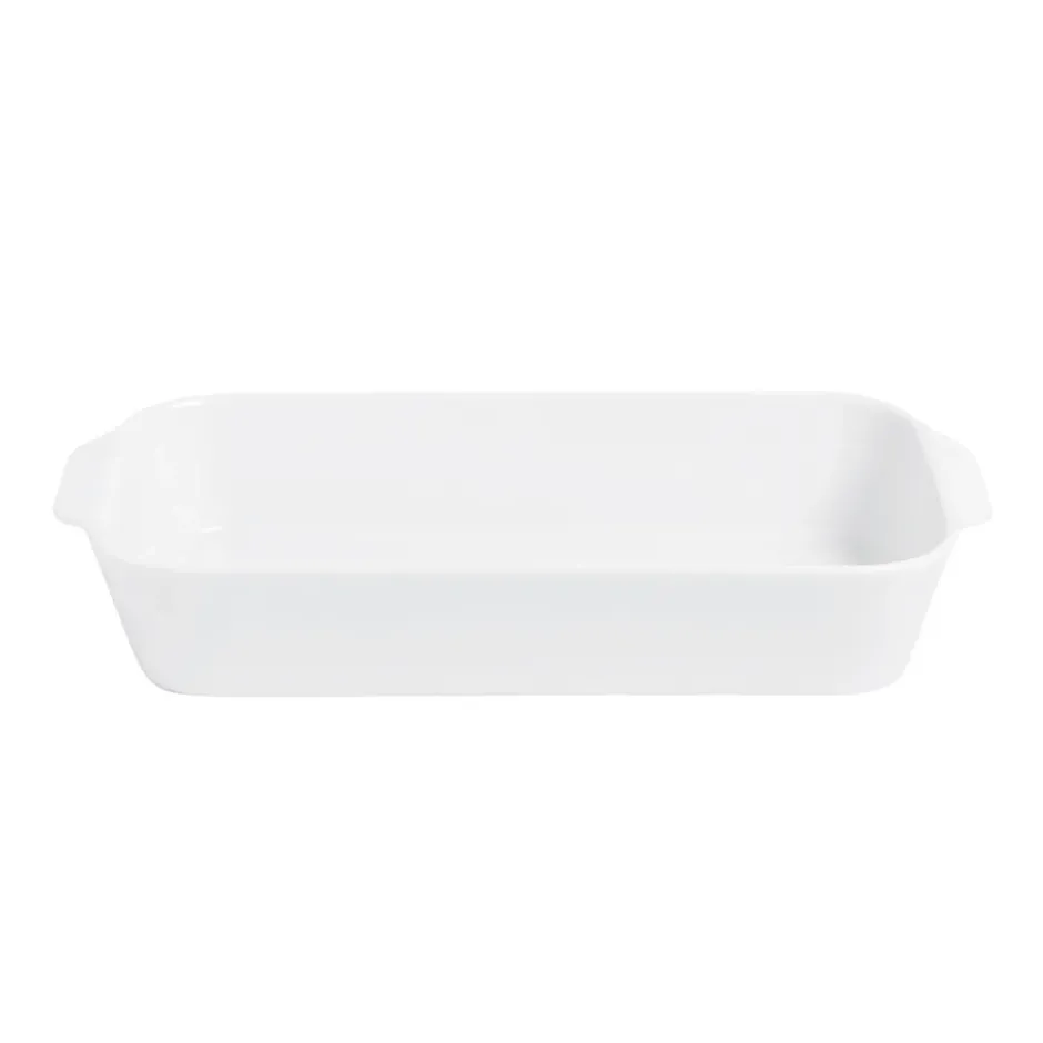 Pillivuyt stekfat djupt vit, 32x17 cm