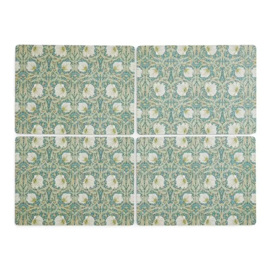 Pimpernel bordstablett 30x40 cm 4-pack, Grön
