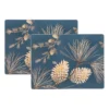 Pine Cone bordstablett 2-pack, Thunder