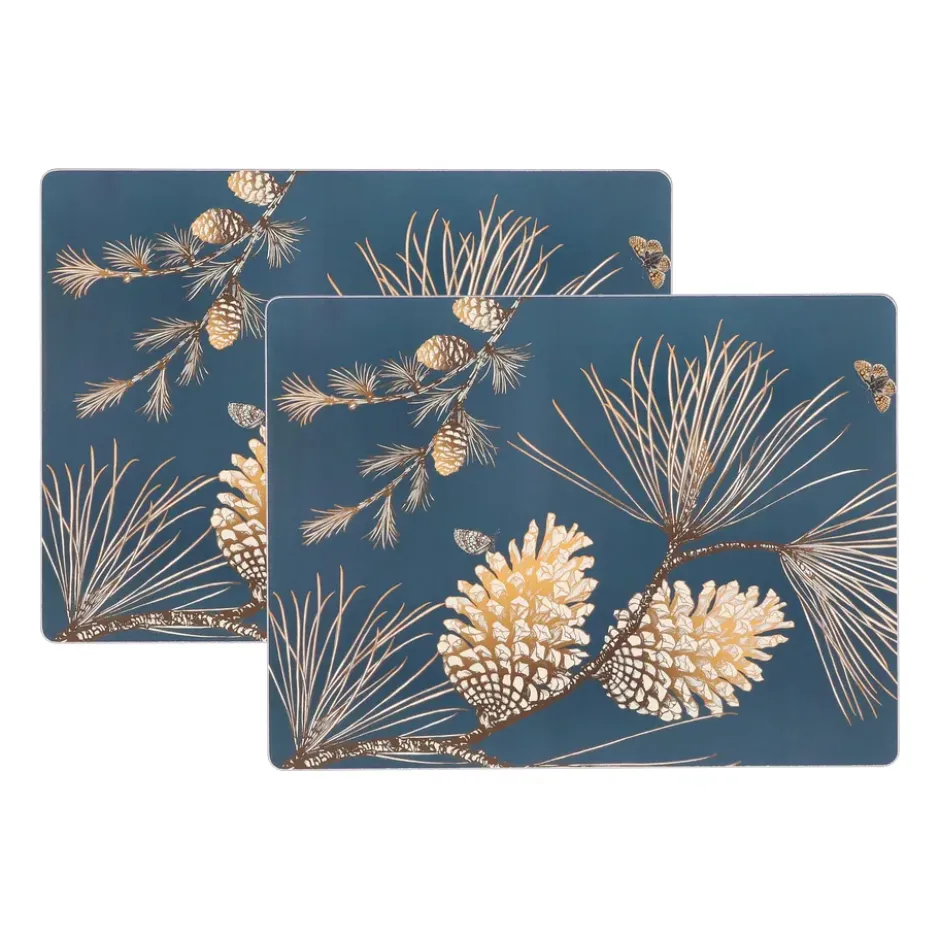 Pine Cone bordstablett 2-pack, Thunder