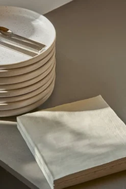 Plain pappersservett, Beige, 20‑pack, 40×40 cm