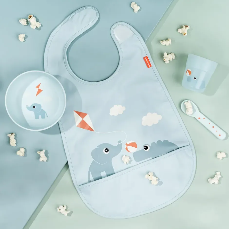 Playground foodie first meal servisset 3 delar, Blue