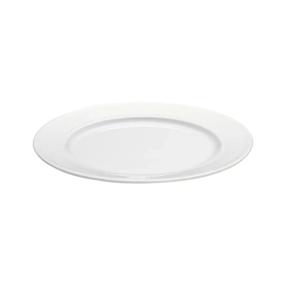 Plissé tallrik Ø 17 cm, Vit