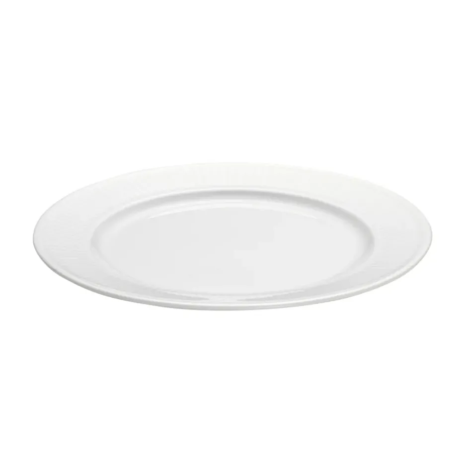 Plissé tallrik Ø 20 cm, Vit