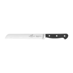 Pluton brödkniv 20 cm, Stål-svart