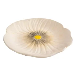 Poppy assiett 20,5x21 cm, Beige