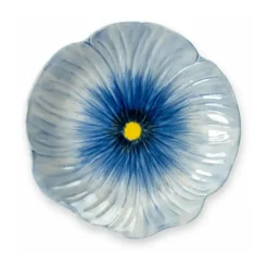 Poppy assiett 20,5x21 cm, Blå