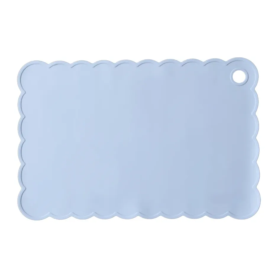 Poppy Placemat 25x38 cm, Pale blue
