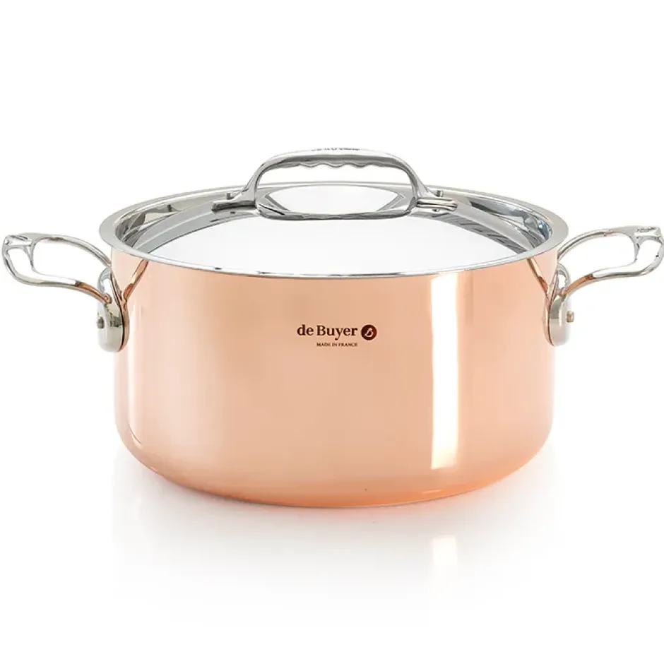 Prima Matera gryta med lock induktion, 28 cm