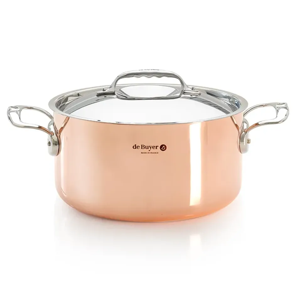 Prima Matera gryta med lock induktion, 24 cm