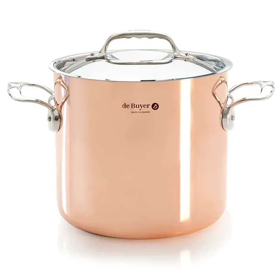 Prima Matera hög gryta med lock induktion, 20 cm