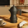Pulcina espressobryggare svart, 30 cl, 6 koppar