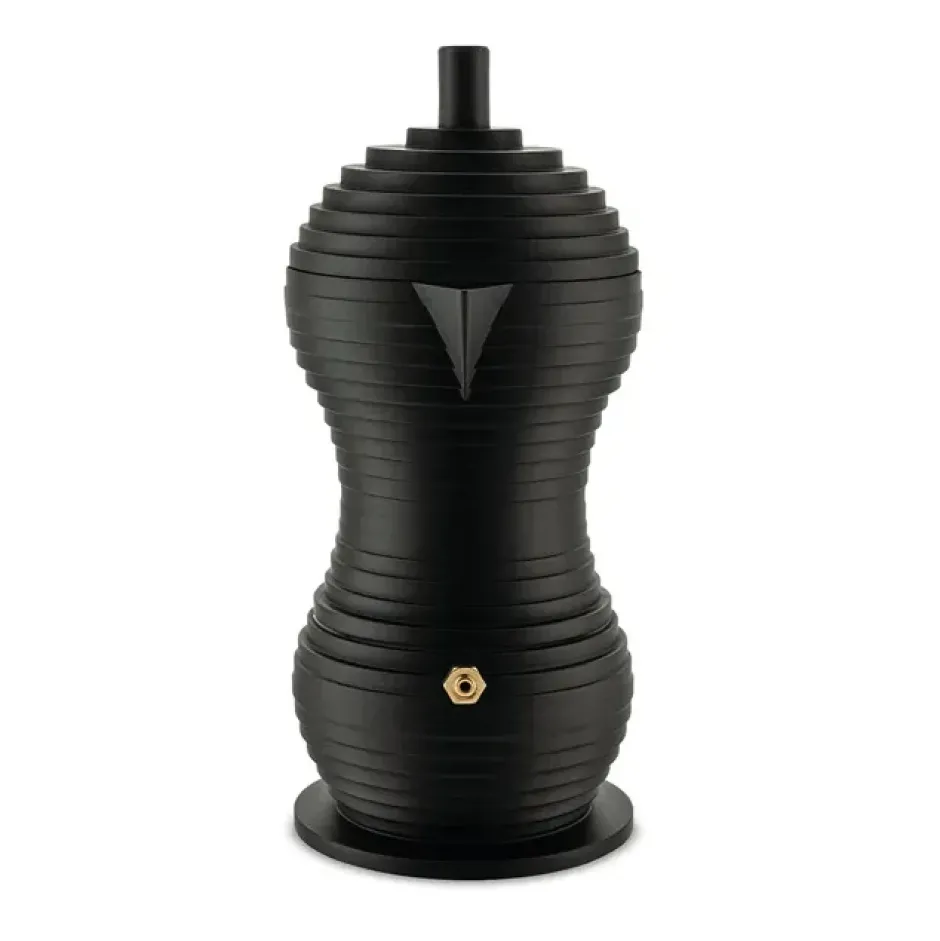 Pulcina espressobryggare svart, 30 cl, 6 koppar