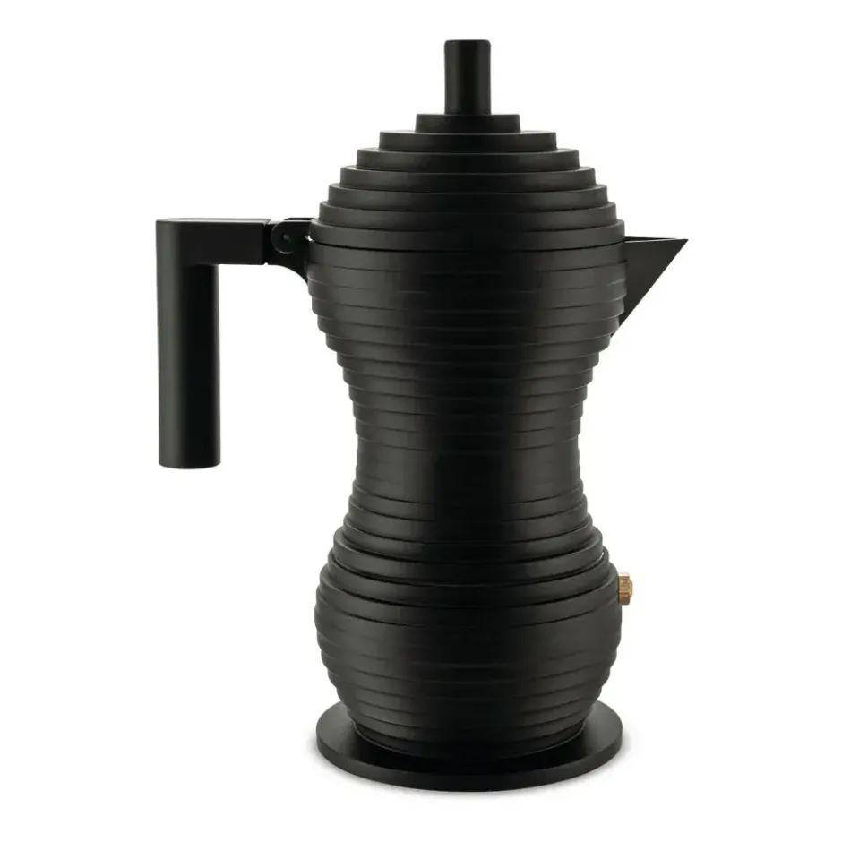 Pulcina espressobryggare svart, 30 cl, 6 koppar