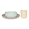 Pullo servisset 3 delar, Pale Mint-vanilla-taupe