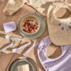 Pullo servisset 3 delar, Pale mint-vanilla-lavender