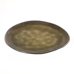 Pure oval tallrik medium, Green