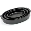 Pure oval ugnsform M, Black