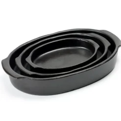 Pure oval ugnsform M, Black