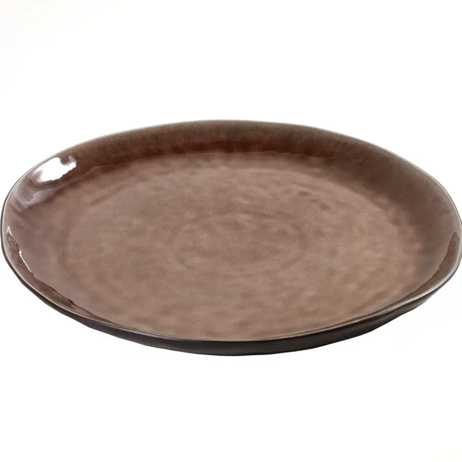 Pure tallrik 34 cm, Brown